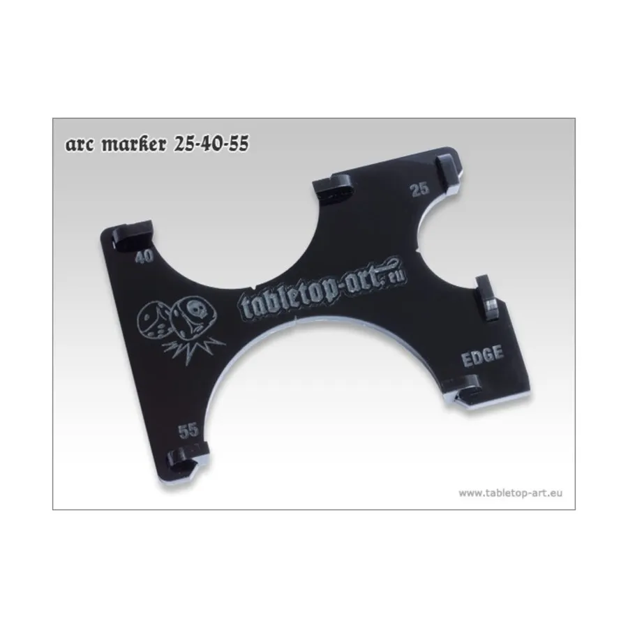 Маркер дуги 25-40-55 - черный, Bits & Accessories - Markers & Templates
Маркер дуги 25-40-55 - черный, Bits & Accessories - Markers & Templates