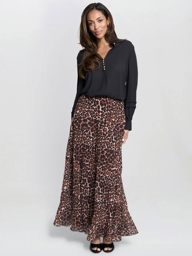 Леопардовый макси-юбка Gina Bacconi, Brown
Леопардовый макси-юбка Gina Bacconi, Brown