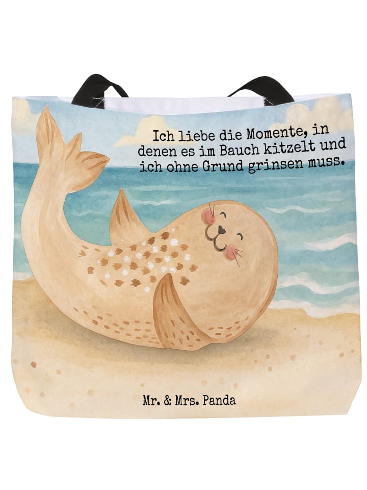 Сумка-шоппер с принтом и надписью белого цвета Mr. & Mrs. Panda
Сумка-шоппер с принтом и надписью белого цвета Mr. & Mrs. Panda
