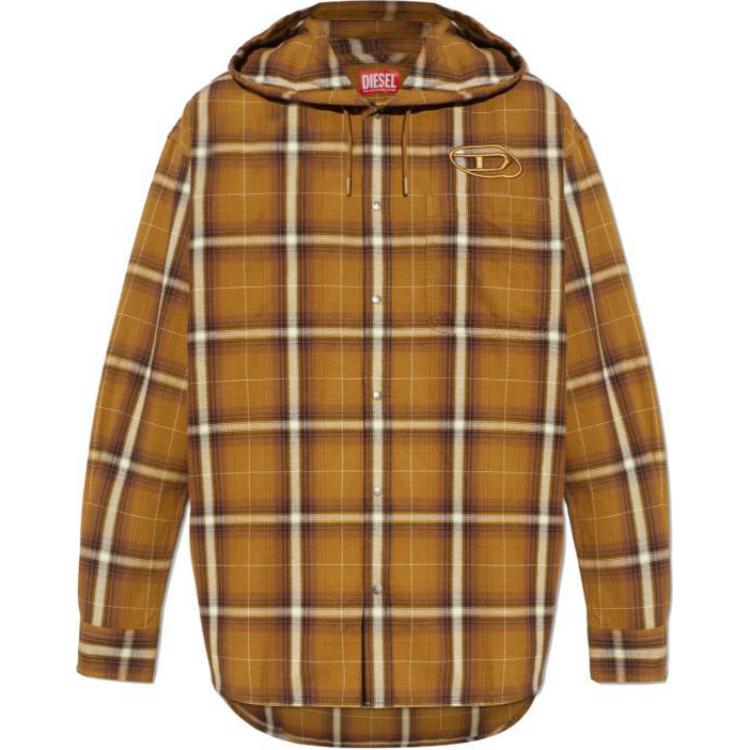 Рубашка S-Dewny-Hood-A Checked Shirt DIESEL, коричневый
Рубашка S-Dewny-Hood-A Checked Shirt DIESEL, коричневый