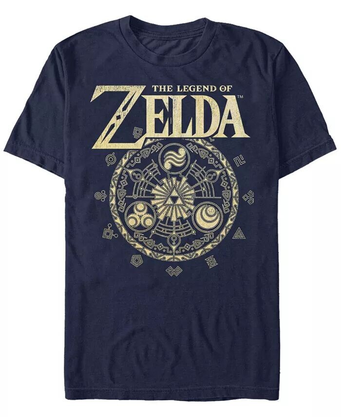 Футболка с коротким рукавом Nintendo для мужчин Legend of Zelda Magic Circle Vector Fifth Sun, синий
Футболка с коротким рукавом Nintendo для мужчин Legend of Zelda Magic Circle Vector Fifth Sun, синий