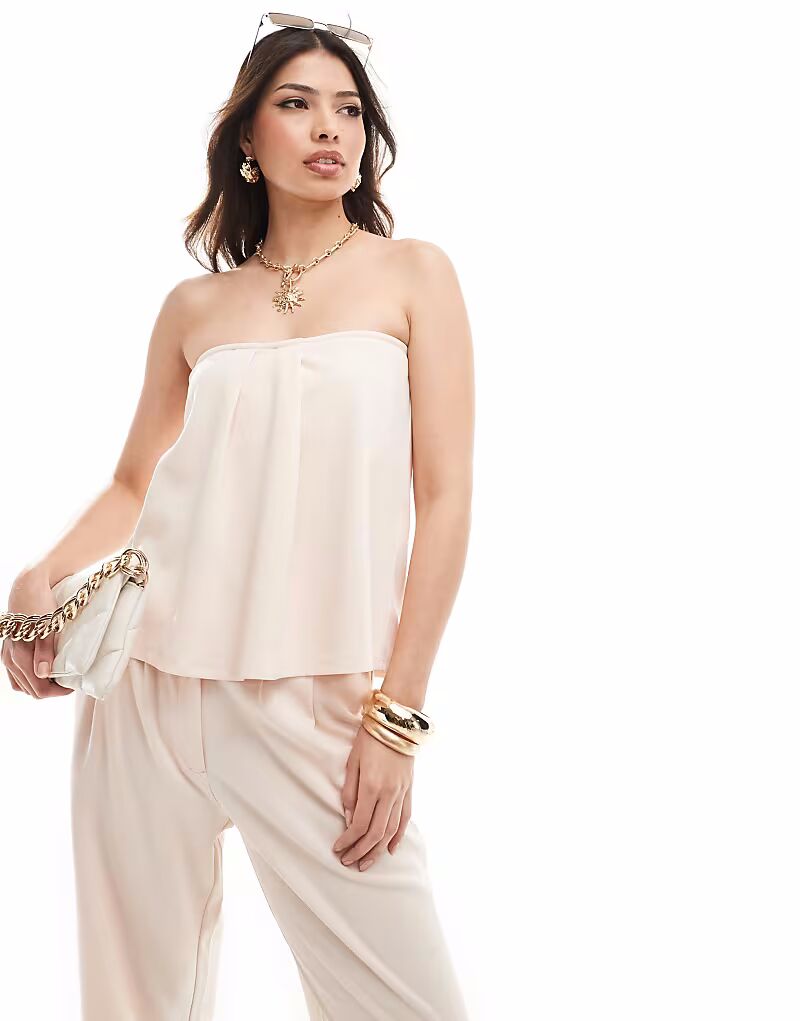 Топ-бандо JDY с драпировкой, светло-розовый
Топ-бандо JDY с драпировкой, светло-розовый