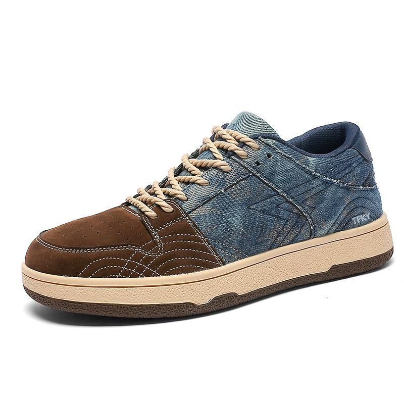 TFKY Антискользящие износостойкие низкие скейтерские кроссовки мужские синие, цвет Blue
TFKY Антискользящие износостойкие низкие скейтерские кроссовки мужские синие, цвет Blue