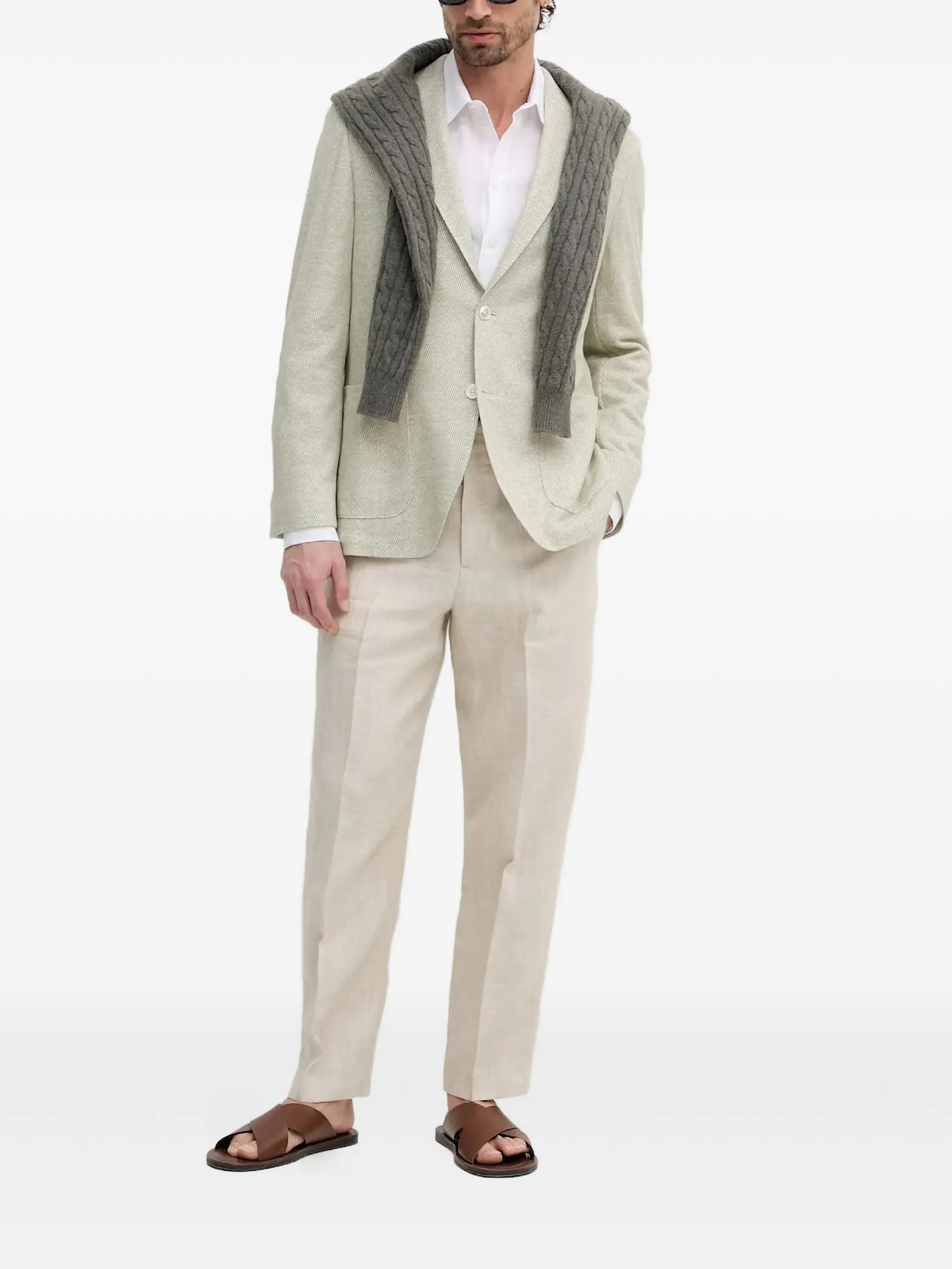 Однобортный пиджак Boss, зеленый
Однобортный пиджак Boss, зеленый