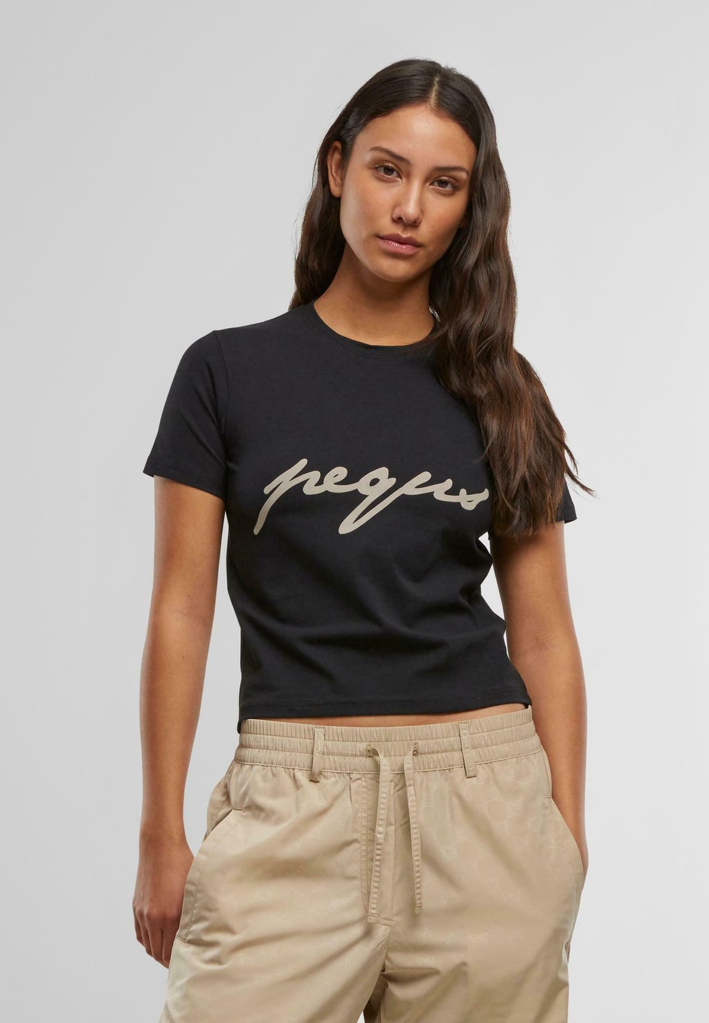 Рубашка с принтом LOGO PEQUS, черный 
Рубашка с принтом LOGO PEQUS, черный