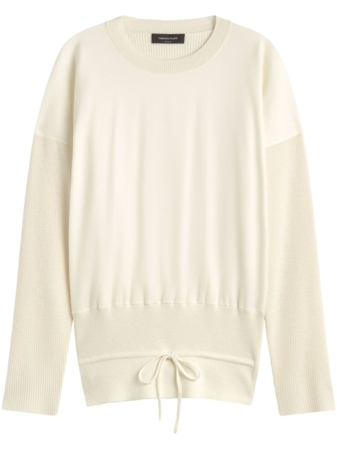 Fabiana Filippi свитер в рубчик с завязками, серый
Fabiana Filippi свитер в рубчик с завязками, серый