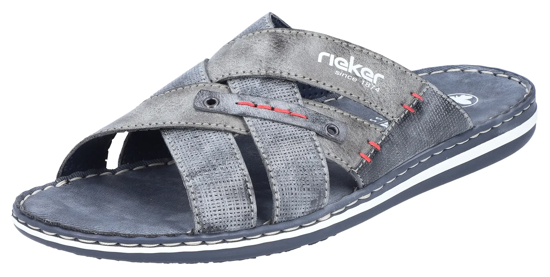 Мюли Rieker, летняя обувь, тапочки, шлепанцы для бассейна с перекрещивающимися повязками, синий
Мюли Rieker, летняя обувь, тапочки, шлепанцы для бассейна с перекрещивающимися повязками, синий