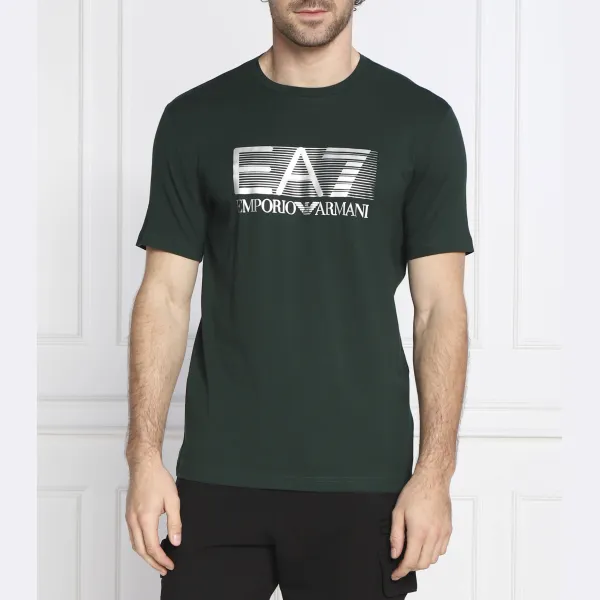 Футболка стандартного кроя Ea7, зеленый
Футболка стандартного кроя Ea7, зеленый