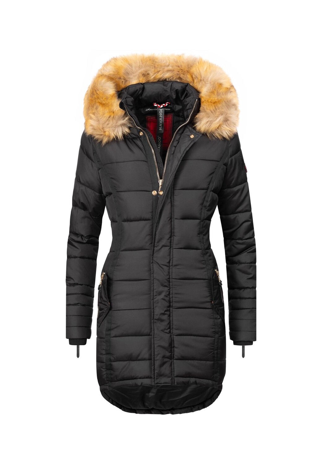 Стеганое пальто с папайей NAVAHOO, черный
Стеганое пальто с папайей NAVAHOO, черный