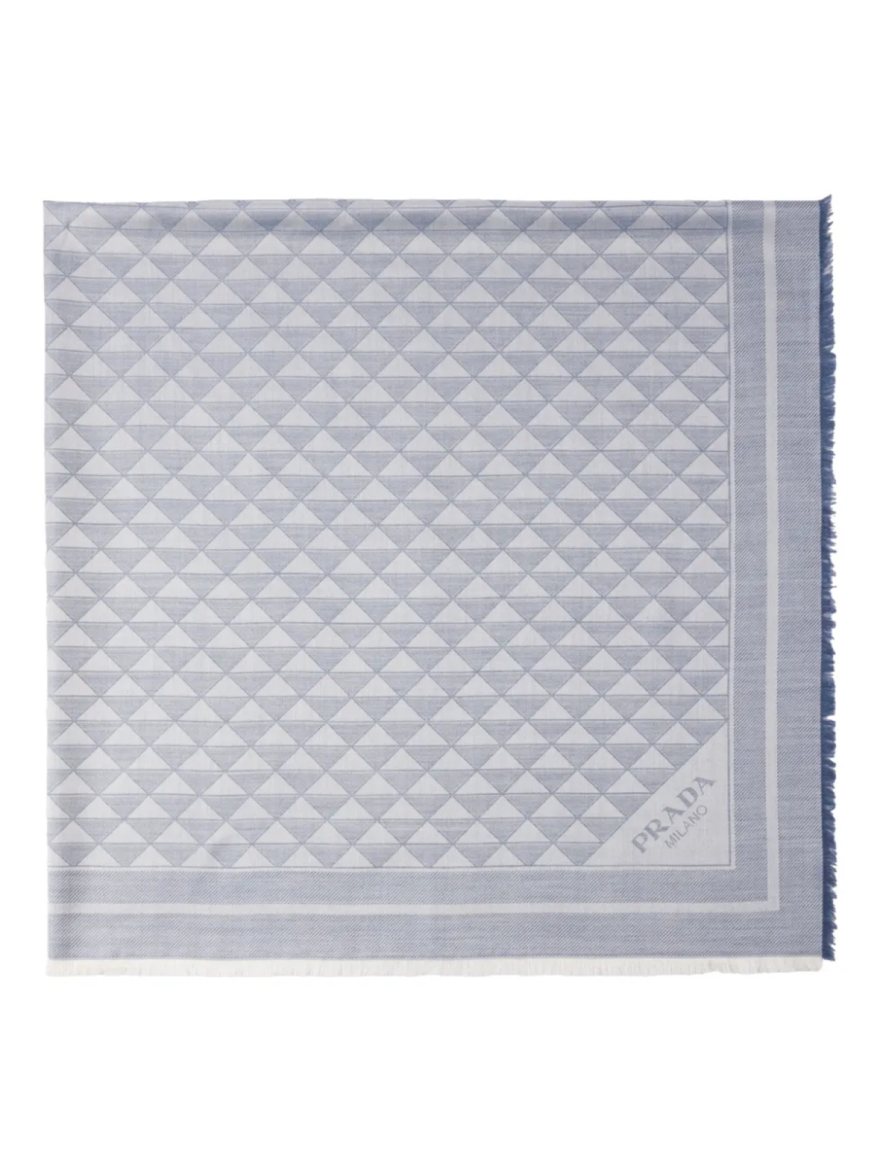 Prada шаль из смеси шерсти и шелка, синий
Prada шаль из смеси шерсти и шелка, синий