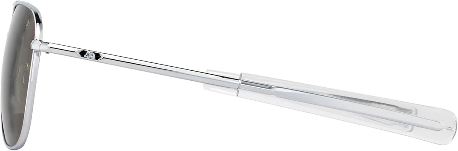 Оригинальные солнцезащитные очки-пилот AO American Optical | Линзы SkyMaster | Доступны поляризованные и неполяризованные линзы, Silver / Calobar Green Lens
Оригинальные солнцезащитные очки-пилот AO American Optical | Линзы SkyMaster | Доступны поляризованные и неполяризованные линзы, Silver / Calobar Green Lens