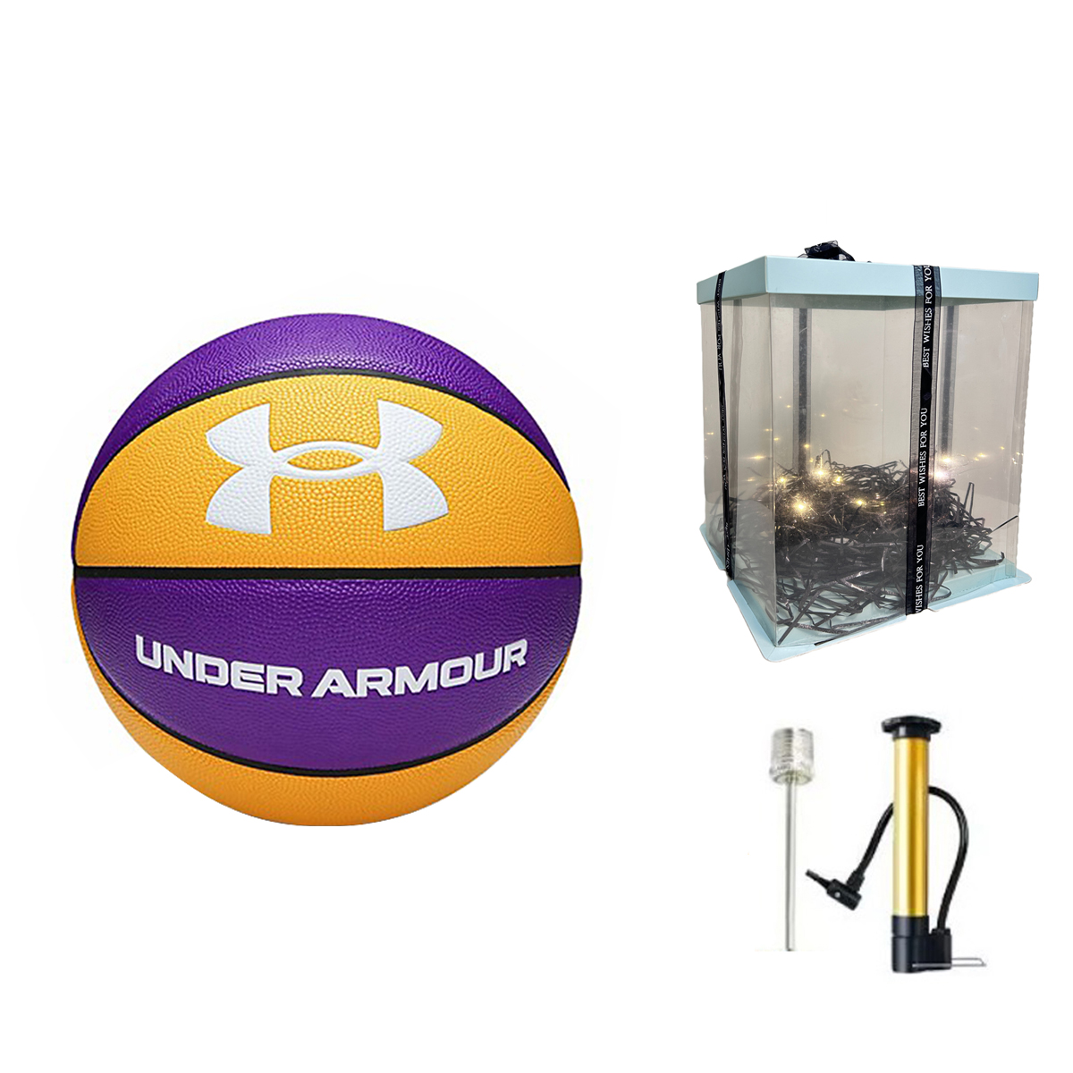 Under Armour Баскетбольный мяч PU желто-фиолетовый размер 7 тренировочный унисекс
Under Armour Баскетбольный мяч PU желто-фиолетовый размер 7 тренировочный унисекс