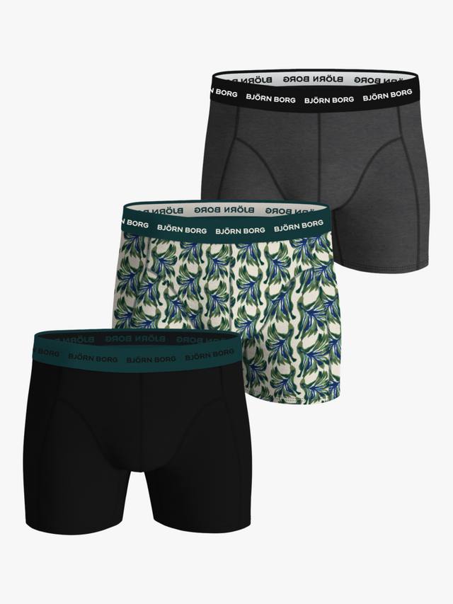 Хлопковые тянущиеся трусы Björn Borg, Pack of 3, Green Mid
Хлопковые тянущиеся трусы Björn Borg, Pack of 3, Green Mid