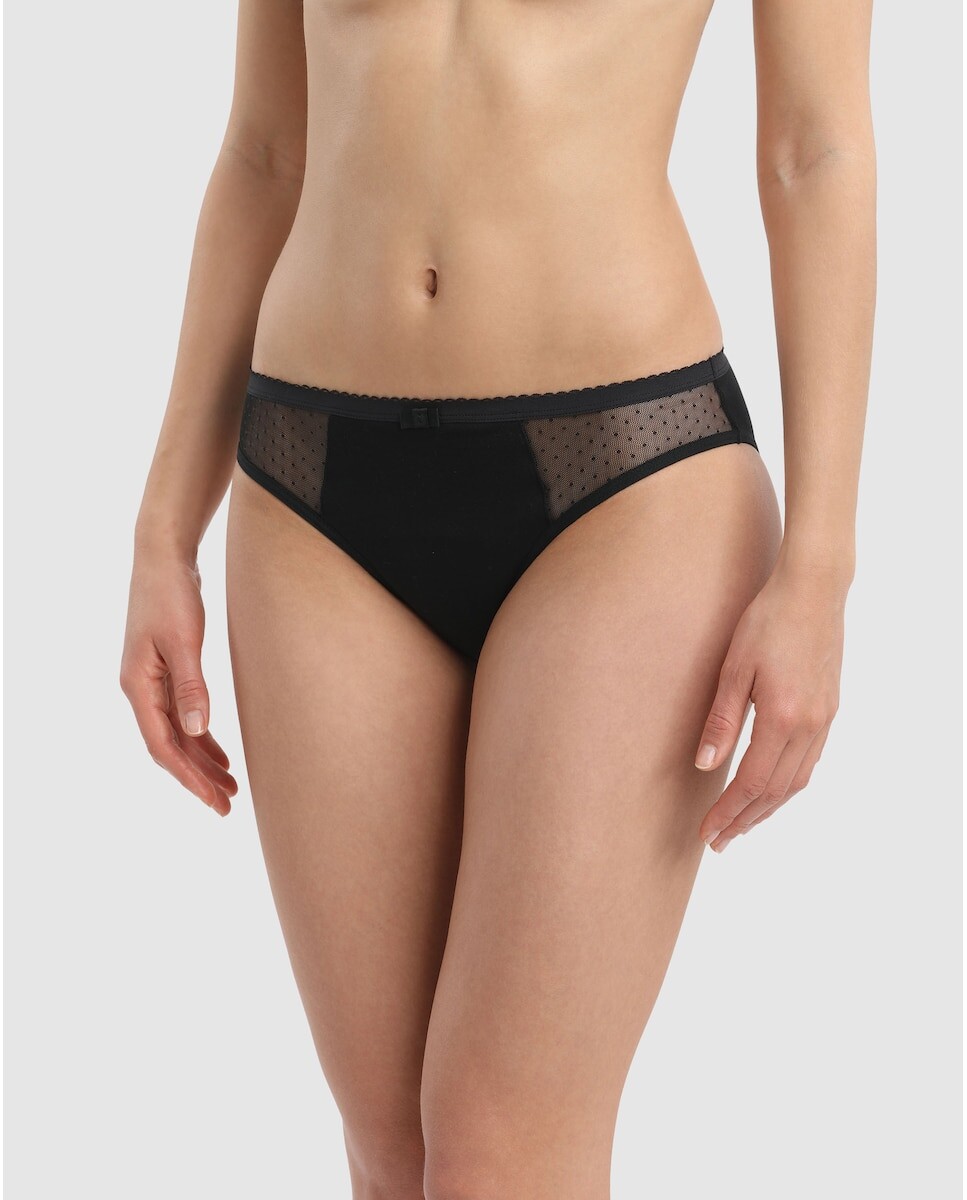 Моющиеся менструальные трусики из хлопка с плотным потоком Dim Protect Dim, черный
Моющиеся менструальные трусики из хлопка с плотным потоком Dim Protect Dim, черный