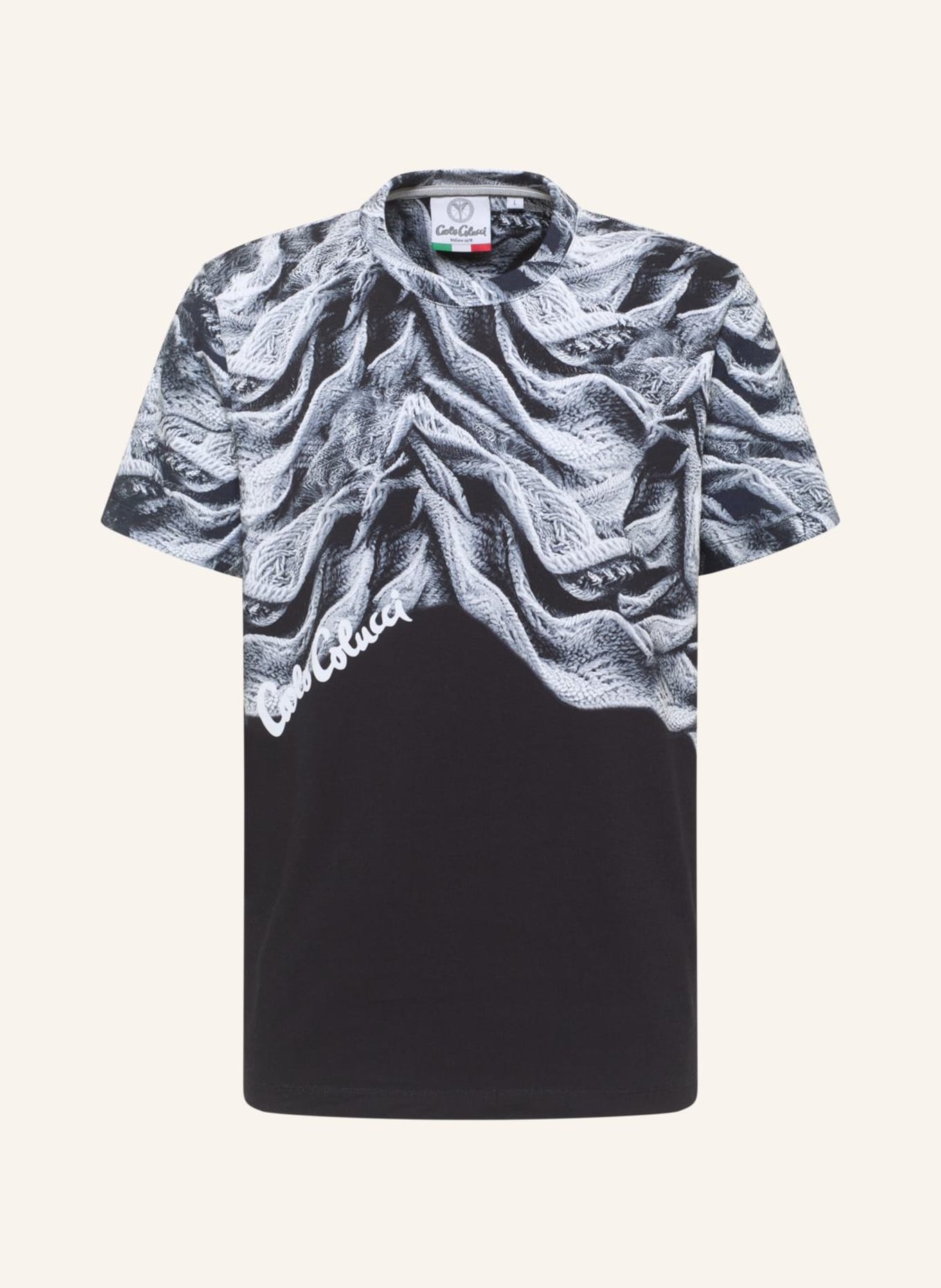 Футболка - искусственный трикотаж Donquerque Carlo Colucci, черный
Футболка - искусственный трикотаж Donquerque Carlo Colucci, черный