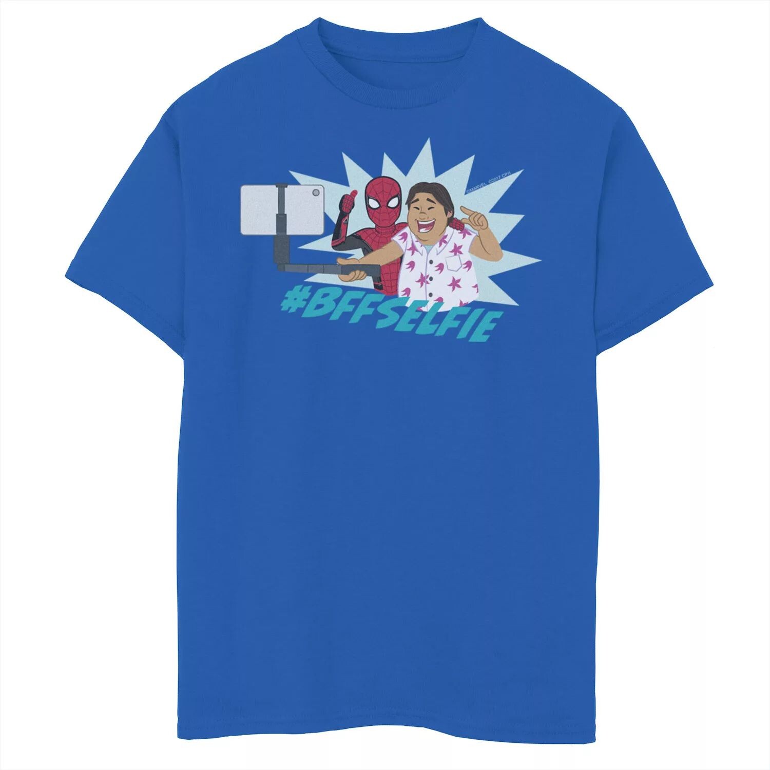 Футболка с изображением портрета #BFFSelfie для мальчиков 8–20 лет «Человек-паук Marvel вдали от дома» Marvel
Футболка с изображением портрета #BFFSelfie для мальчиков 8–20 лет «Человек-паук Marvel вдали от дома» Marvel