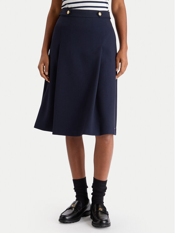 Юбка-трапеция regular fit WW0WW48263 Tommy Hilfiger, синий
Юбка-трапеция regular fit WW0WW48263 Tommy Hilfiger, синий