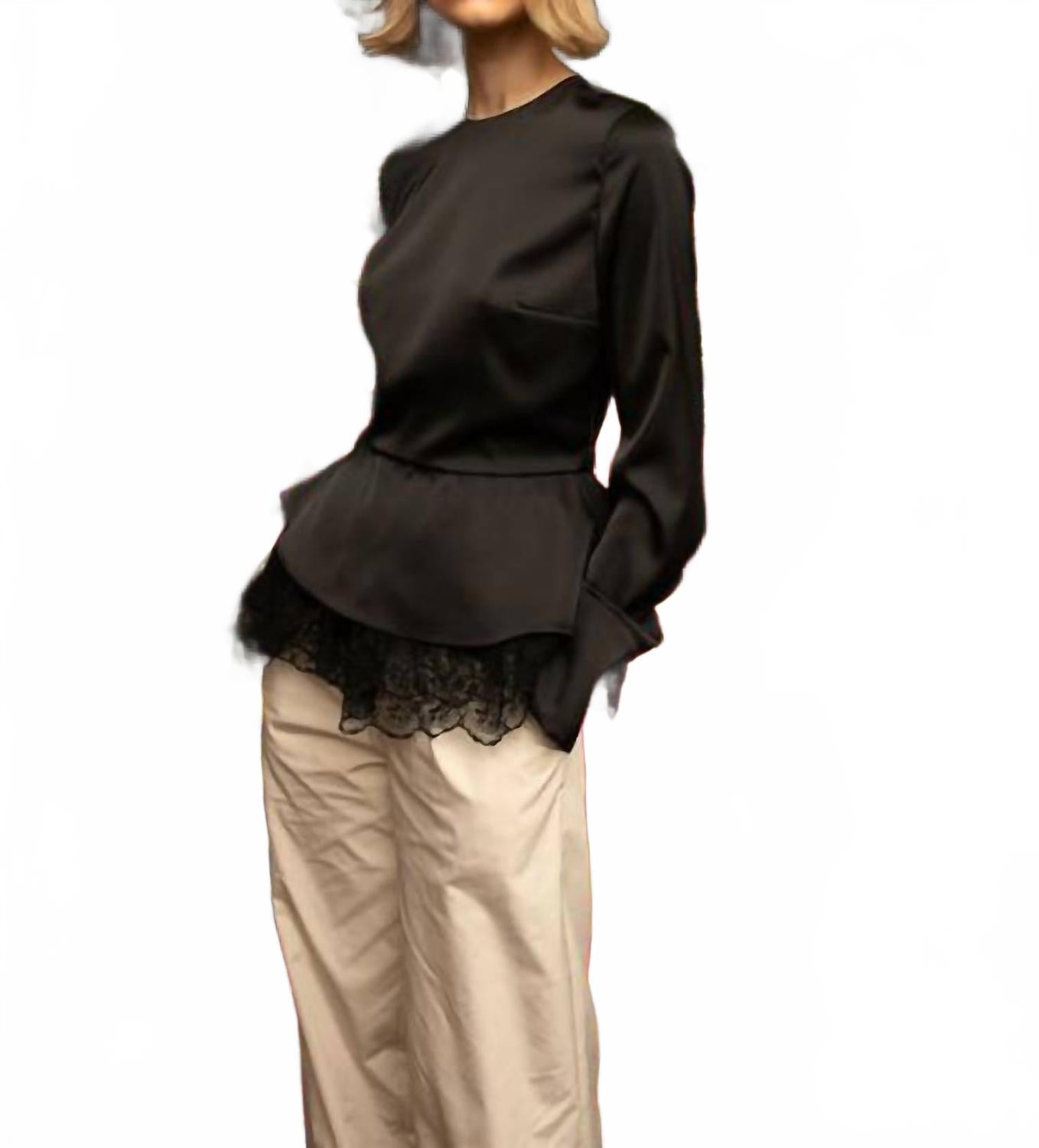 Kika Vargas Топ с длинными рукавами Kelsi, черный
Kika Vargas Топ с длинными рукавами Kelsi, черный