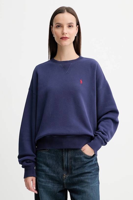 Хлопковая толстовка Polo Ralph Lauren, темно-синий
Хлопковая толстовка Polo Ralph Lauren, темно-синий