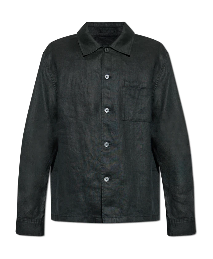 Льняная рубашка с карманом Theory, черный
Льняная рубашка с карманом Theory, черный