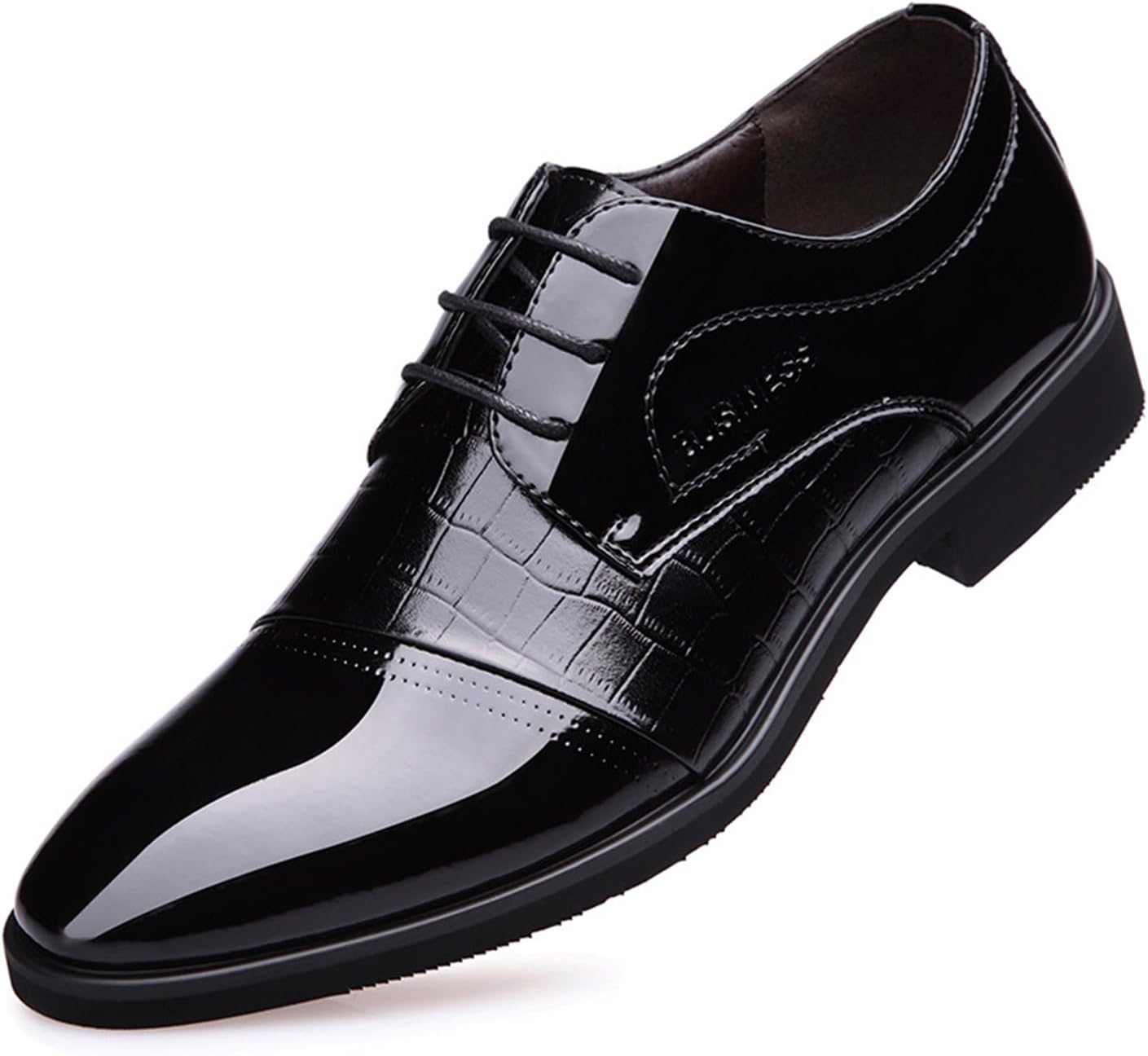 Мужские классические туфли ADMLZQQ из искусственной лакированной кожи в стиле дерби, оксфорды на шнуровке для формальных мероприятий, черный
Мужские классические туфли ADMLZQQ из искусственной лакированной кожи в стиле дерби, оксфорды на шнуровке для формальных мероприятий, черный