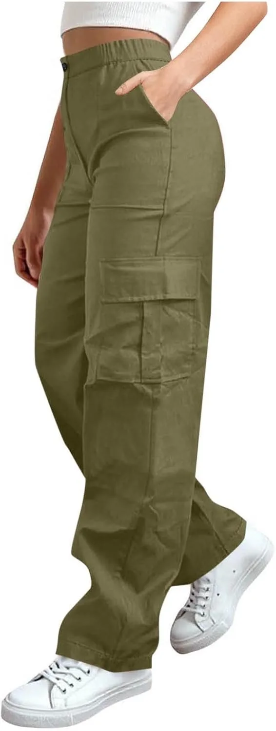 NaRHbrg женские карго штаны с высокой талией, мешковатые, с карманами
NaRHbrg женские карго штаны с высокой талией, мешковатые, с карманами