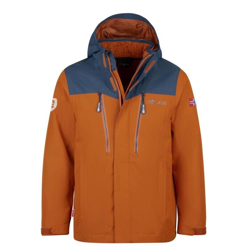 Мужской походный дождевик Trollkids, цвет ockerbeige/dunkelblau
Мужской походный дождевик Trollkids, цвет ockerbeige/dunkelblau