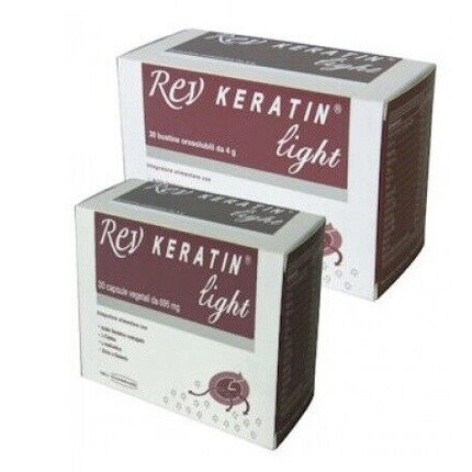 Rev Keratin Light Пищевая добавка 30 капсул Rev Pharmabio Srl 
Rev Keratin Light Пищевая добавка 30 капсул Rev Pharmabio Srl