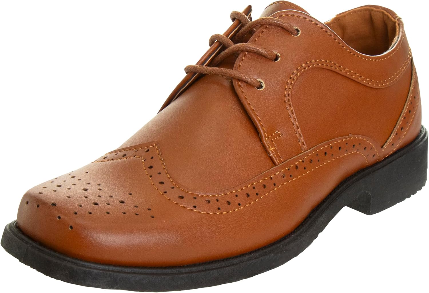 Классические комфортные оксфорды Josmo Boys - модель Wing Tip, формальные туфли на шнуровке (цвета: черный/коричневый/белый) (размеры: 7-10 малыши / 11-2 маленькие дети / 3-6 большие дети)
Классические комфортные оксфорды Josmo Boys - модель Wing Tip, формальные туфли на шнуровке (цвета: черный/коричневый/белый) (размеры: 7-10 малыши / 11-2 маленькие дети / 3-6 большие дети)