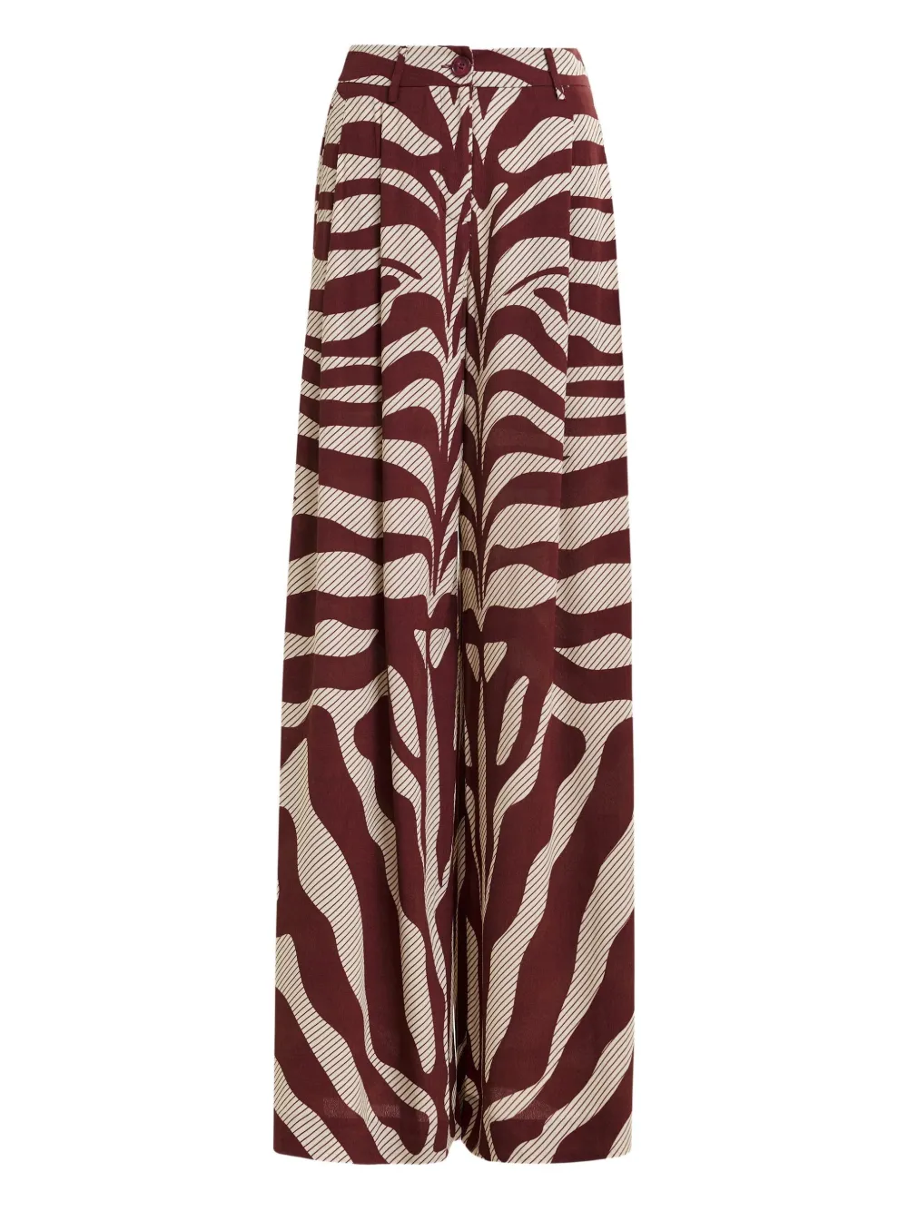 Брюки-палаццо со складками и принтом зебры Essentiel Antwerp, красный
Брюки-палаццо со складками и принтом зебры Essentiel Antwerp, красный