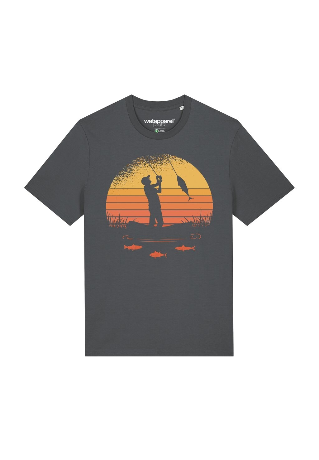 Футболка с принтом ANGLER watapparel, антрацит
Футболка с принтом ANGLER watapparel, антрацит