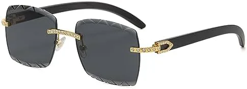 Мужские солнцезащитные очки MTZJH C01: металлическая квадратная безоправная оправа, алмазная огранка, градиентные линзы UV400, цвет золотисто-черный, винтажный стиль
Мужские солнцезащитные очки MTZJH C01: металлическая квадратная безоправная оправа, алмазная огранка, градиентные линзы UV400, цвет золотисто-черный, винтажный стиль