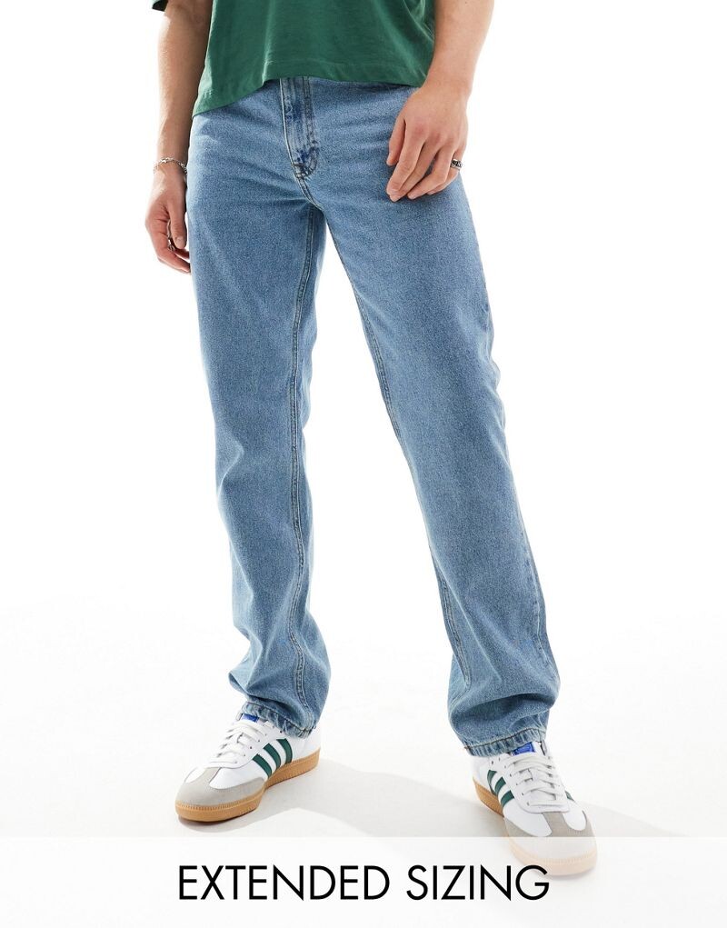 Синие прямые джинсы ASOS DESIGN
Синие прямые джинсы ASOS DESIGN