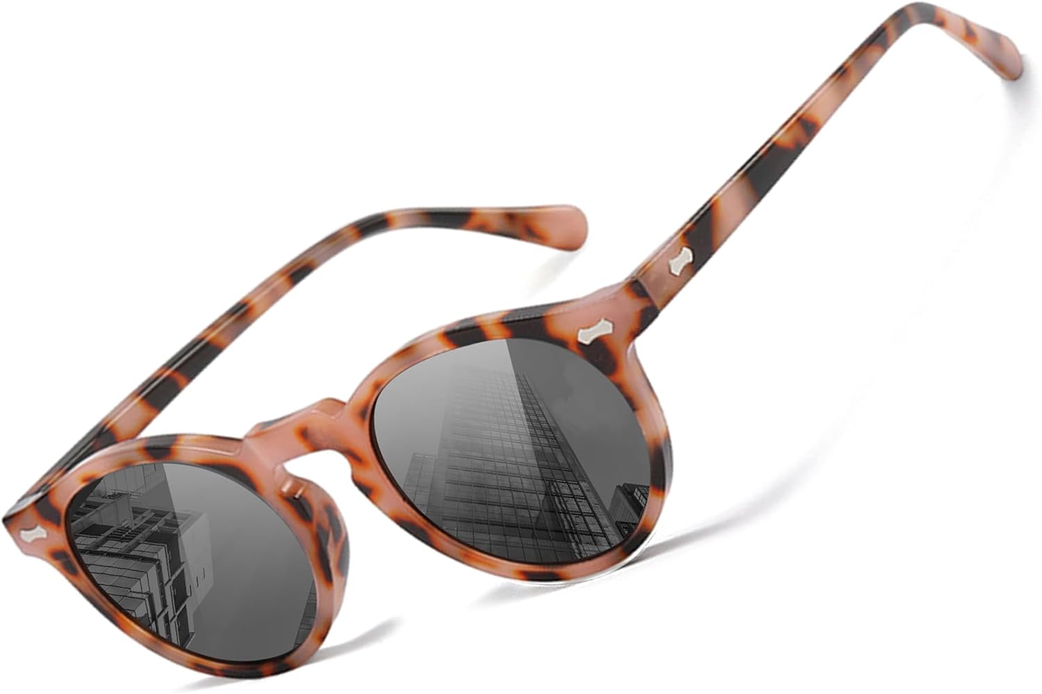 Круглые поляризованные солнцезащитные очки для мужчин и женщин с защитой от УФ-излучения. Модные солнцезащитные очки в классическом винтажном стиле для активного отдыха SooGree, Pink Tortoiseshell
Круглые поляризованные солнцезащитные очки для мужчин и женщин с защитой от УФ-излучения. Модные солнцезащитные очки в классическом винтажном стиле для активного отдыха SooGree, Pink Tortoiseshell