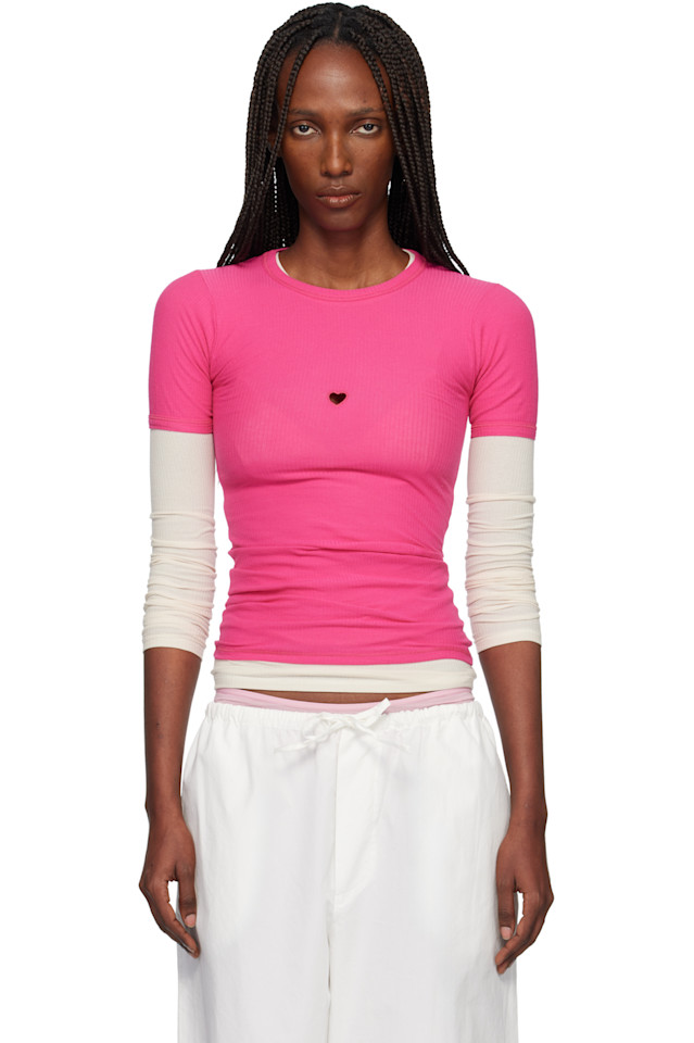 Baserange Футболка с розовым сердечком
Baserange Футболка с розовым сердечком