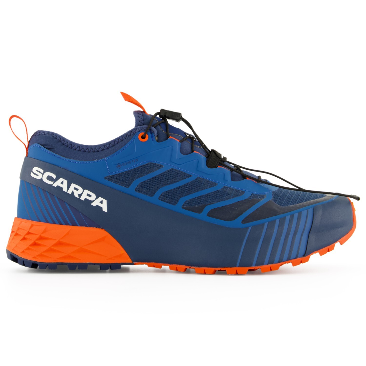 Кроссовки для бега по пересеченной местности Scarpa Ribelle Run GTX, цвет Blue/Spicy Orange 
Кроссовки для бега по пересеченной местности Scarpa Ribelle Run GTX, цвет Blue/Spicy Orange