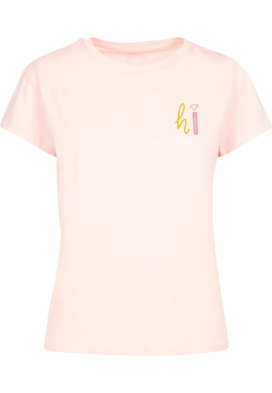 Футболка Merchcode Shirt Wording - Hi, цвет eosin/pastel pink
Футболка Merchcode Shirt Wording - Hi, цвет eosin/pastel pink