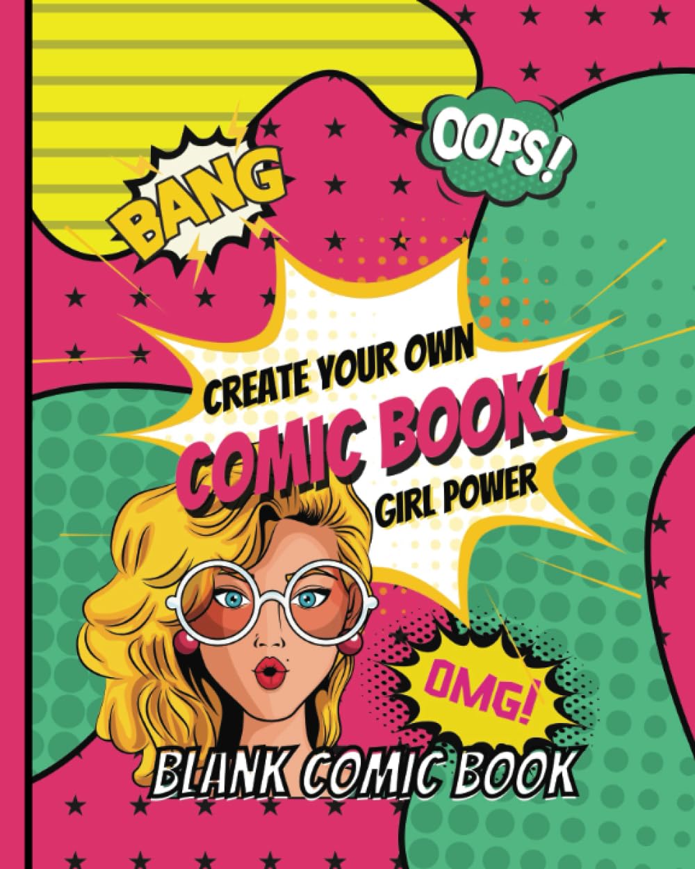 Girl Power Blank Comic Book for Girls | Create and Draw Your Own Comic Strip Stories in this Comic Journal Notebook | Large Size at 8.5 x 11 inches, ... and Pop Art Bubbles | Designed by AddiGray (Independently published)
Girl Power Blank Comic Book for Girls | Create and Draw Your Own Comic Strip Stories in this Comic Journal Notebook | Large Size at 8.5 x 11 inches, ... and Pop Art Bubbles | Designed by AddiGray (Independently published)