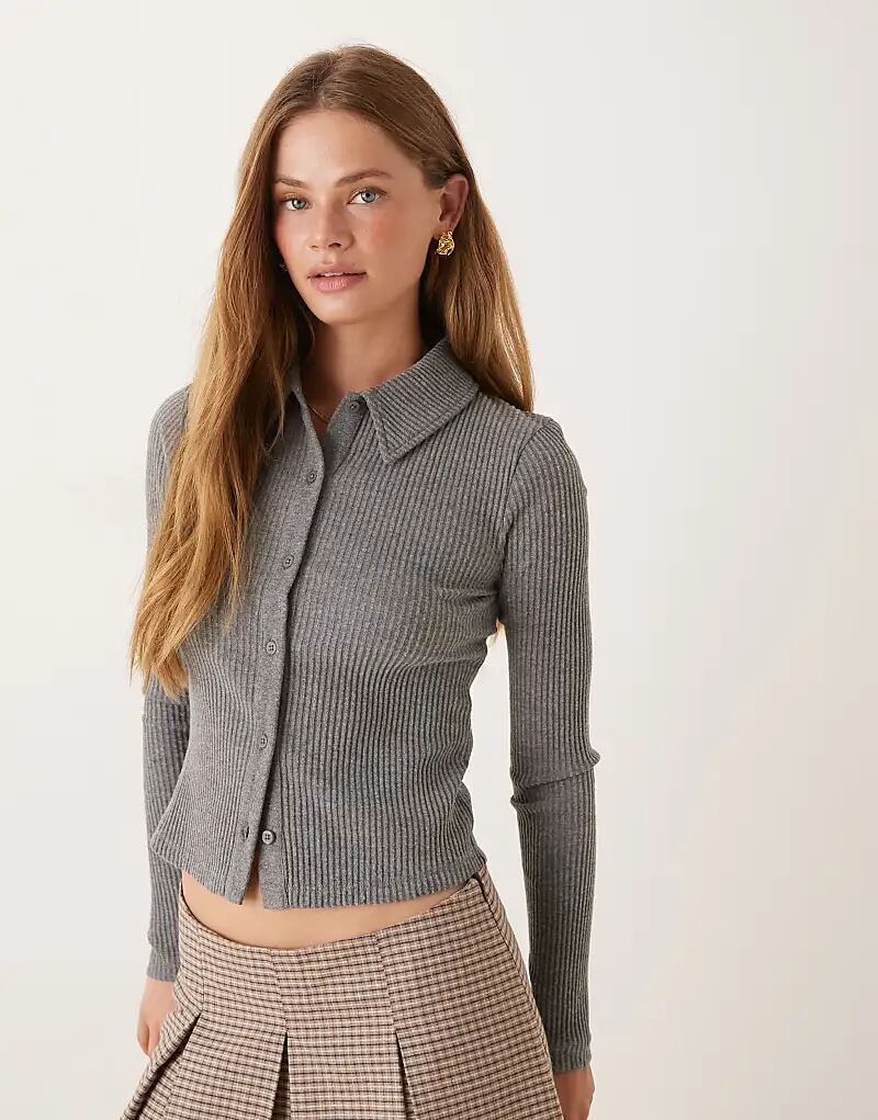 Супермягкий усаженный кардиган с ребристым воротником ASOS DESIGN цвета - ТЕМНО-СЕРЫЙ МЕЛАНЖ - ТЕМНО-СЕРЫЙ
Супермягкий усаженный кардиган с ребристым воротником ASOS DESIGN цвета - ТЕМНО-СЕРЫЙ МЕЛАНЖ - ТЕМНО-СЕРЫЙ