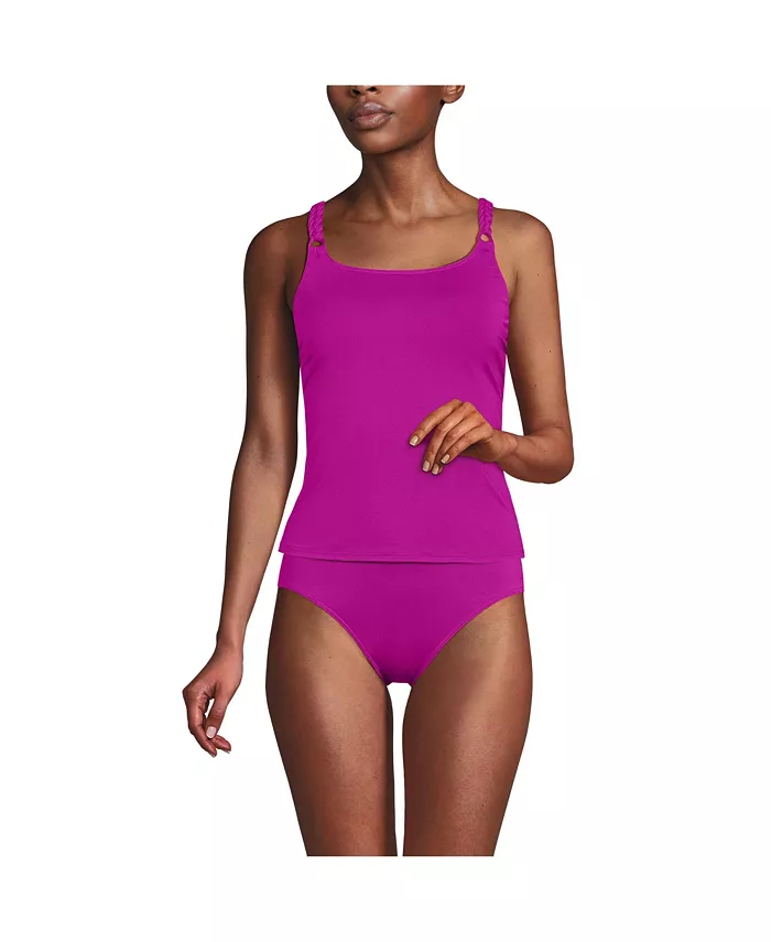 Женский топ-танкини в стиле макраме Lands' End, зеленый
Женский топ-танкини в стиле макраме Lands' End, зеленый