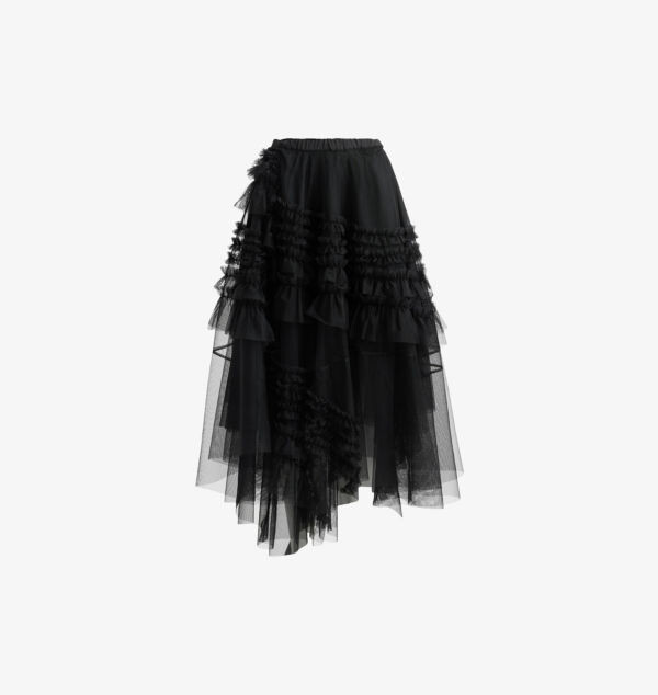 Юбка миди из тюля с асимметричным подолом Jen Allsaints, черный
Юбка миди из тюля с асимметричным подолом Jen Allsaints, черный