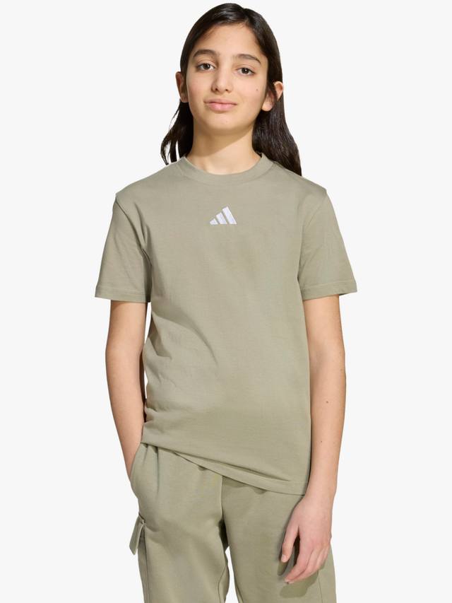 Детская хлопковая футболка с коротким рукавом и логотипом adidas, Silver Pebble/White, Белый, Детская хлопковая футболка с коротким рукавом и логотипом adidas, Silver Pebble/White
Детская хлопковая футболка с коротким рукавом и логотипом adidas, Silver Pebble/White, Белый, Детская хлопковая футболка с коротким рукавом и логотипом adidas, Silver Pebble/White