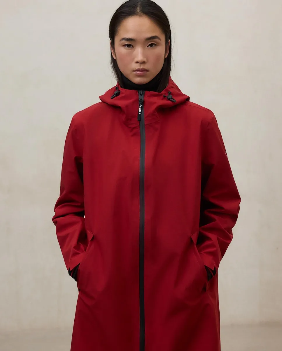 Женское пальто с капюшоном и двусторонней молнией Ecoalf, красный
Женское пальто с капюшоном и двусторонней молнией Ecoalf, красный