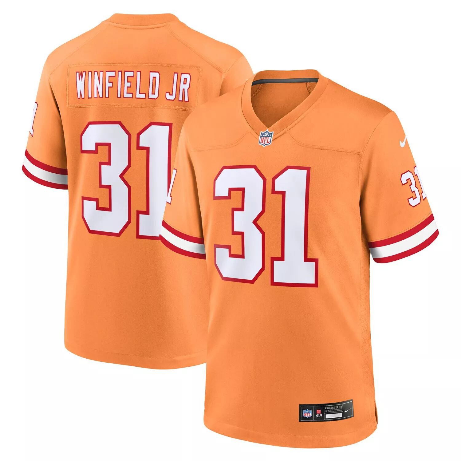 Мужская футболка Antoine Winfield Jr. Orange Tampa Bay Buccaneers Throwback Game Джерси Nike
Мужская футболка Antoine Winfield Jr. Orange Tampa Bay Buccaneers Throwback Game Джерси Nike