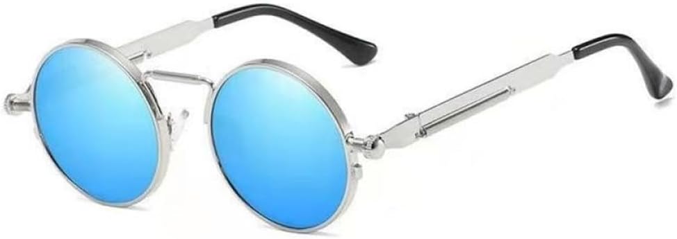 Панк-солнцезащитные очки для женщин, зеркальные металлические солнцезащитные очки, винтажные мужские очки для вождения, защита от ультрафиолета UV400 KTUCN, Silver Blue Mirror
Панк-солнцезащитные очки для женщин, зеркальные металлические солнцезащитные очки, винтажные мужские очки для вождения, защита от ультрафиолета UV400 KTUCN, Silver Blue Mirror