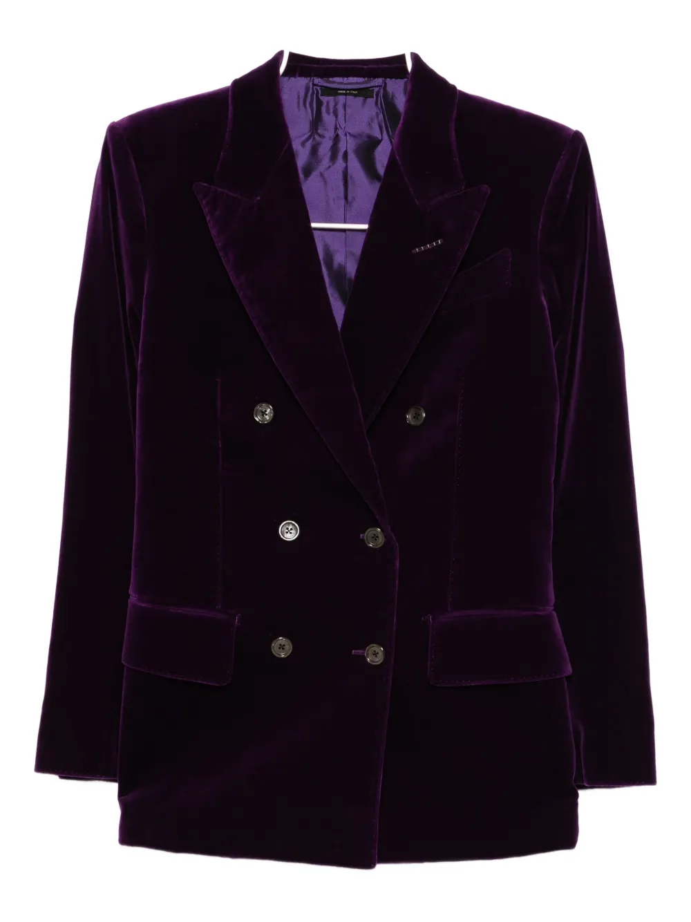 Двубортный пиджак TOM FORD, фиолетовый
Двубортный пиджак TOM FORD, фиолетовый