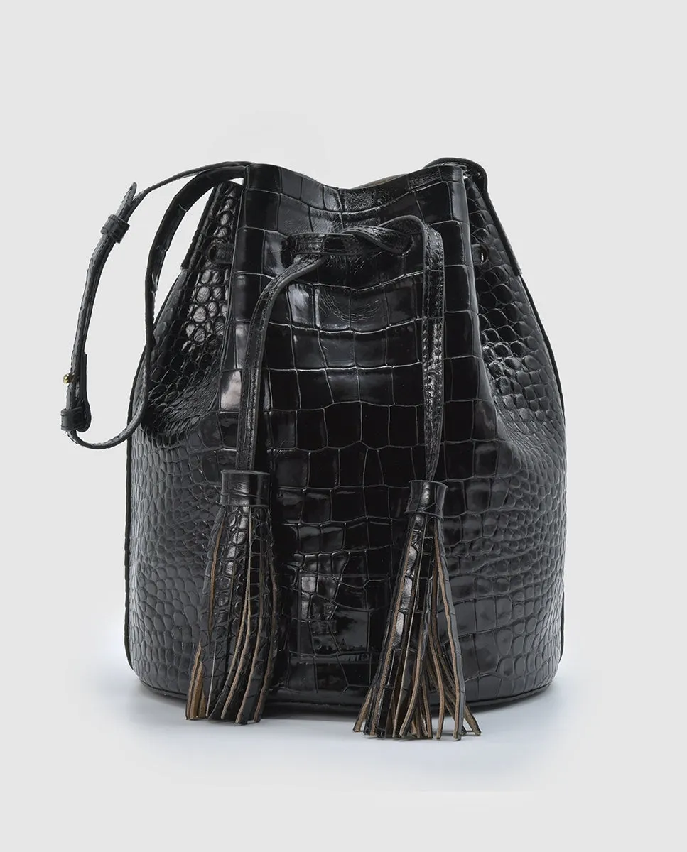 Женская сумка-бандо из мягкой кокосовой кожи с тиснением, глянцевая, мешковатого фасона, черного цвета Leandra, черный
Женская сумка-бандо из мягкой кокосовой кожи с тиснением, глянцевая, мешковатого фасона, черного цвета Leandra, черный