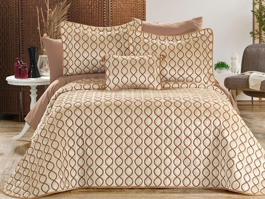 L'Essentiel Linge de Maison, Brillance - Stone, Комплект двуспального покрывала, камень, 100% БАРХАТ, 250 x 250 см
L'Essentiel Linge de Maison, Brillance - Stone, Комплект двуспального покрывала, камень, 100% БАРХАТ, 250 x 250 см