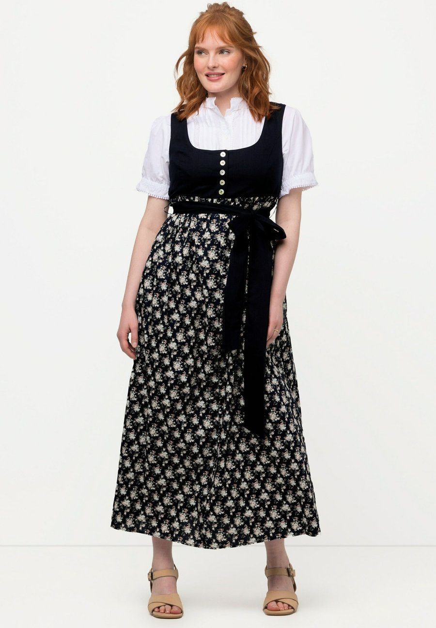 Платье Ulla Popken Dirndl, Marine/Black
Платье Ulla Popken Dirndl, Marine/Black