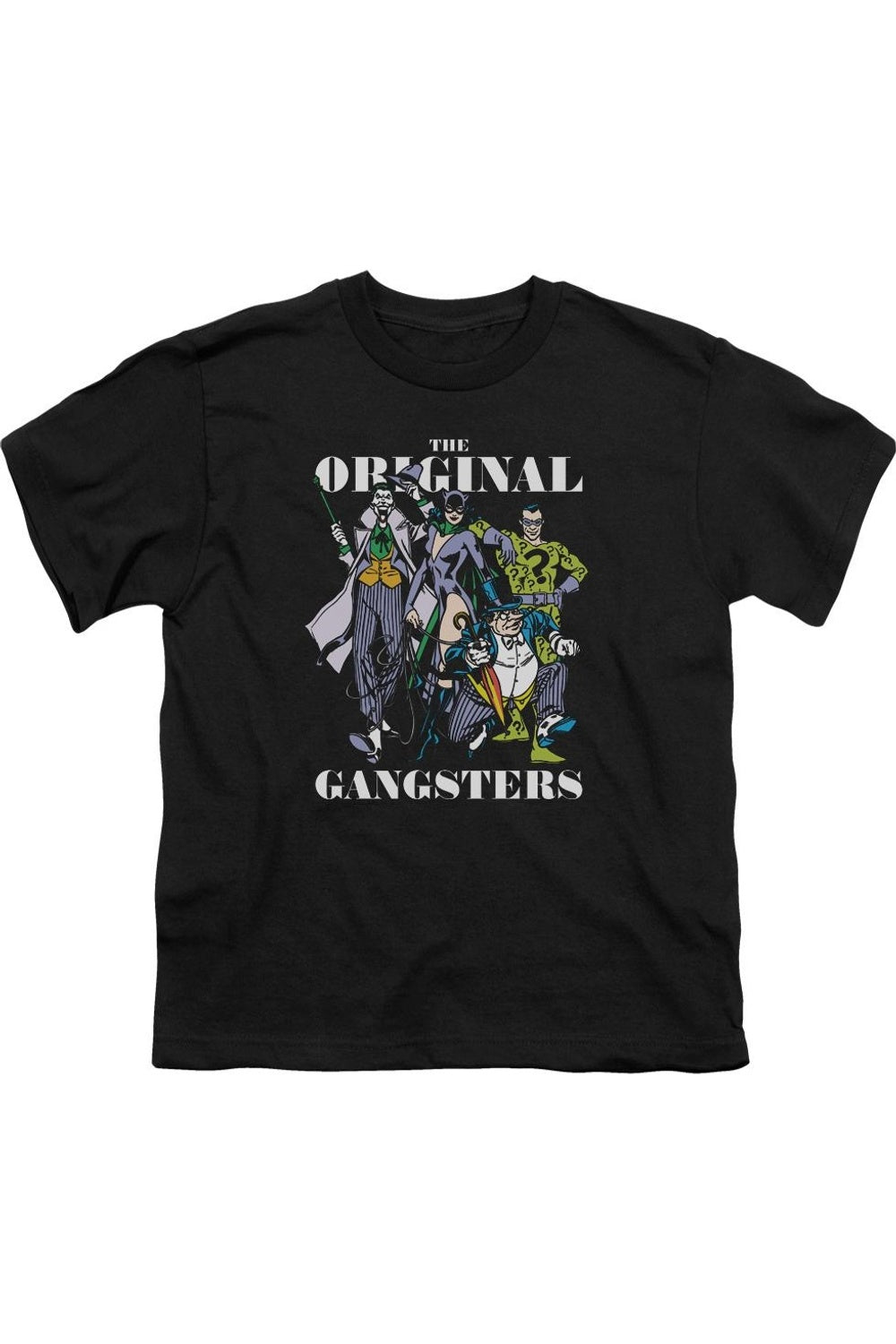 Футболка DC Comics Original Gangsters с коротким рукавом для детей Gildan, черный
Футболка DC Comics Original Gangsters с коротким рукавом для детей Gildan, черный